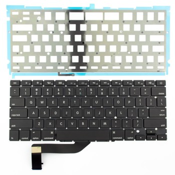 Πληκτρολόγιο Apple MacBook Pro A1398 15.4", Μαύρο με Backlit, US