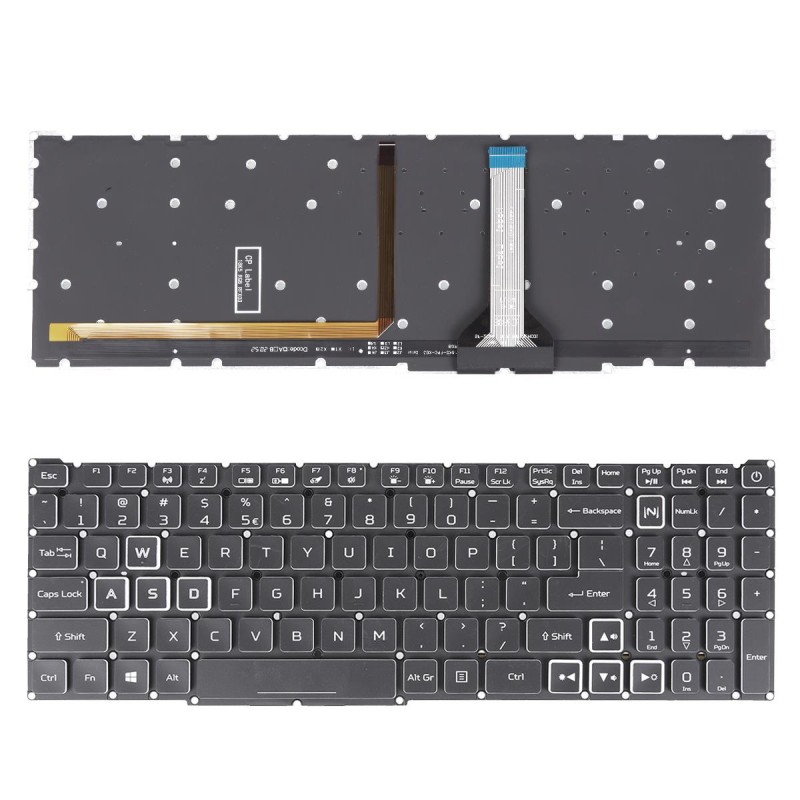 Πληκτρολόγιο Acer Aspire Nitro AN515-57 AN515-45, Μαύρος, Με Backlit RGB, US/UK