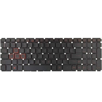 Πληκτρολόγιο Acer Nitro 5 AN515-54 AN515-43, Μαύρο με Backlit, Αντικατάσταση, US/UK