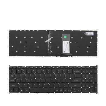 Πληκτρολόγιο Acer Aspire A317-32 A317-51 A317-51G A317-51K A317-51KG A715-74G, Μαύρο με Backlit, US/UK