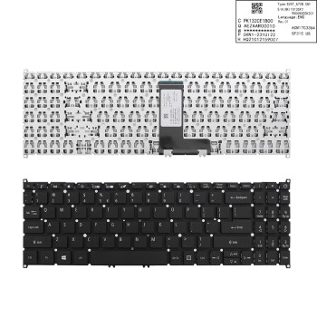 Πληκτρολόγιο Acer Aspire A315-34 A315-54 A315-55G, Μαύρο, US/UK