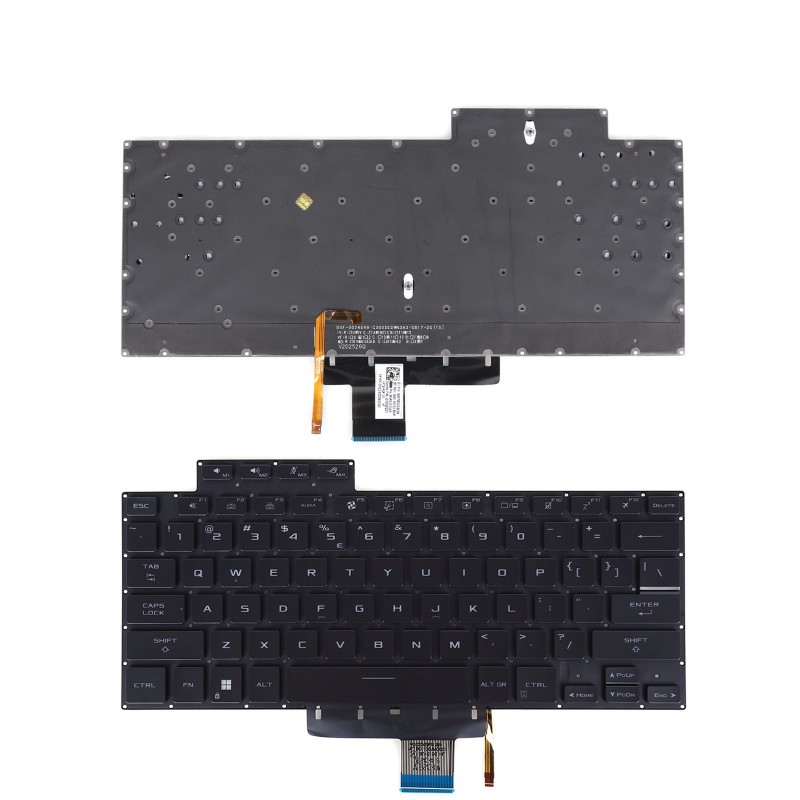 Πληκτρολόγιο Asus ROG Flow X16 GV601 GV601R GV601RE, Μαύρος, US/UK, Backlit