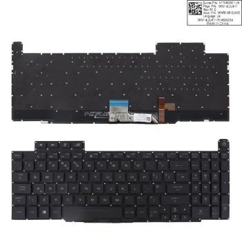 Πληκτρολόγιο Asus GM501, Μαύρο με Backlit, UK(Small)