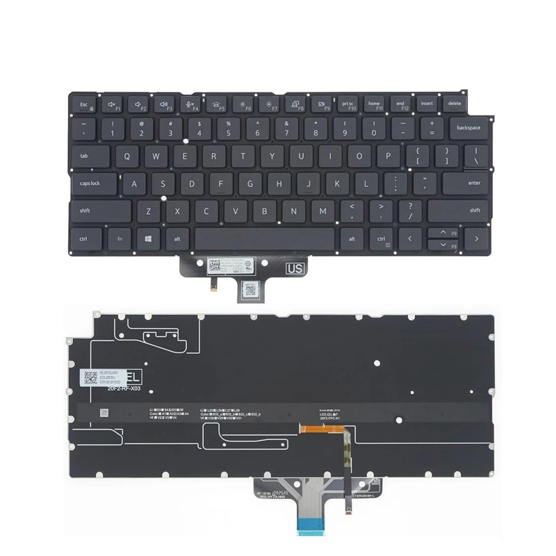Πληκτρολόγιο Dell Latitude 9420 9430 2-in-1, Μαύρο,χωρίς πλαίσιο, Backlit, US/UK Πληκτρολόγιο Dell Latitude 9420 9430 2-in-1, Μαύρο,χωρίς πλαίσιο, Backlit, US/UK