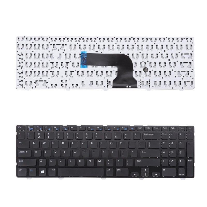Πληκτρολόγιο Dell Inspiron 3521 5521 Vostro 2521, Μαύρο, US/UK