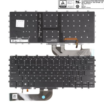 Πληκτρολόγιο Dell XPS 15 9575 2-in-1 15-9575, Μαύρο με Backlit, US