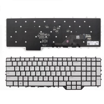 Πληκτρολόγιο Dell Alienware M17 R2, Λευκό,RGB Backlit, US