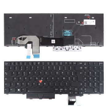 Πληκτρολόγιο Lenovo ThinkPad P15 P17 T15g Gen 1, 1st Gen Μαύρο με Backlit