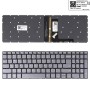Πληκτρολόγιο Lenovo IdeaPad V330-15IKB , Γκρί με Backlit, US/UK , Τυπε 2