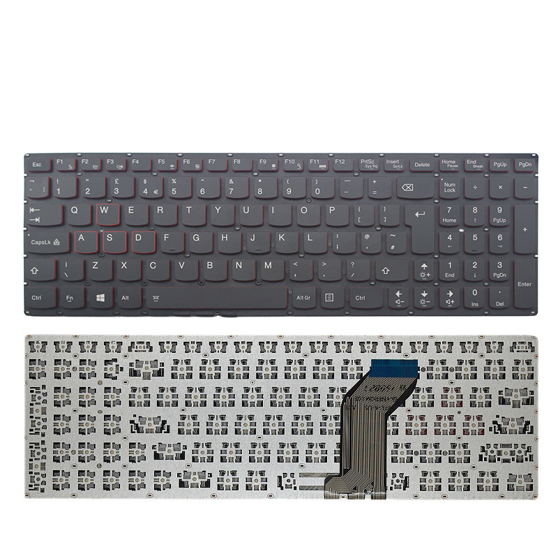 Πληκτρολόγιο Lenovo Y700-15ISK, Μαύρο,UK + BG Πληκτρολόγιο Lenovo Y700-15ISK, Μαύρο,UK + BG