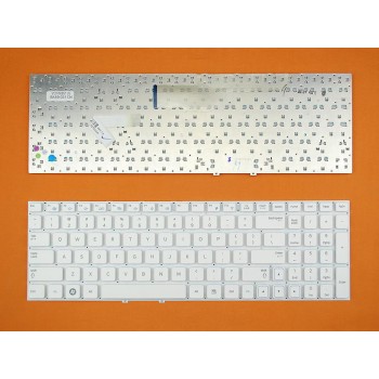 Πληκτρολόγιο Samsung 300 SERIES NP300 NP300E5A 15.6", άσπροa, US