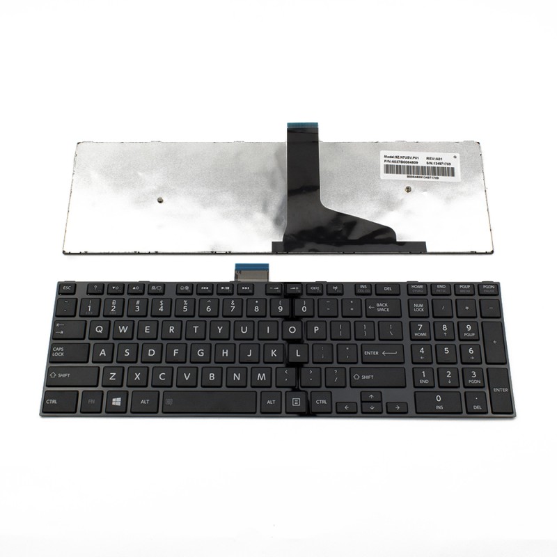 Πληκτρολόγιο Toshiba Satellite C50 C55 C55D, Μαύρο, US/UK