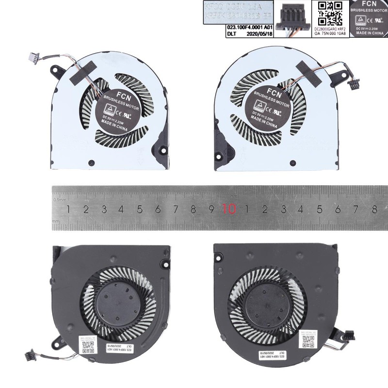 Ανεμιστηράκια για Dell G5 SE 5500 5505 G3 3500 2020 (CPU + GPU)