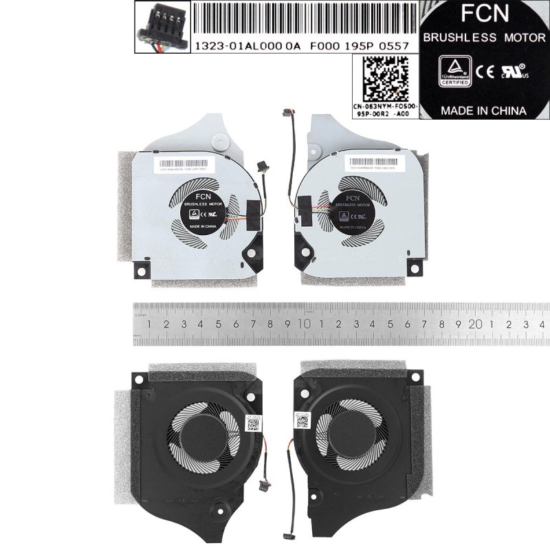 Ανεμιστηράκια για Dell Inspiron P82F G5-5590 5V (CPU + GPU)