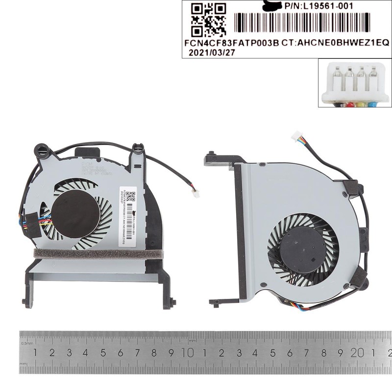 Ανεμιστηράκια γιαHP EliteDesk 800 G3 405 G4 705 G5 800 G4 - 65W