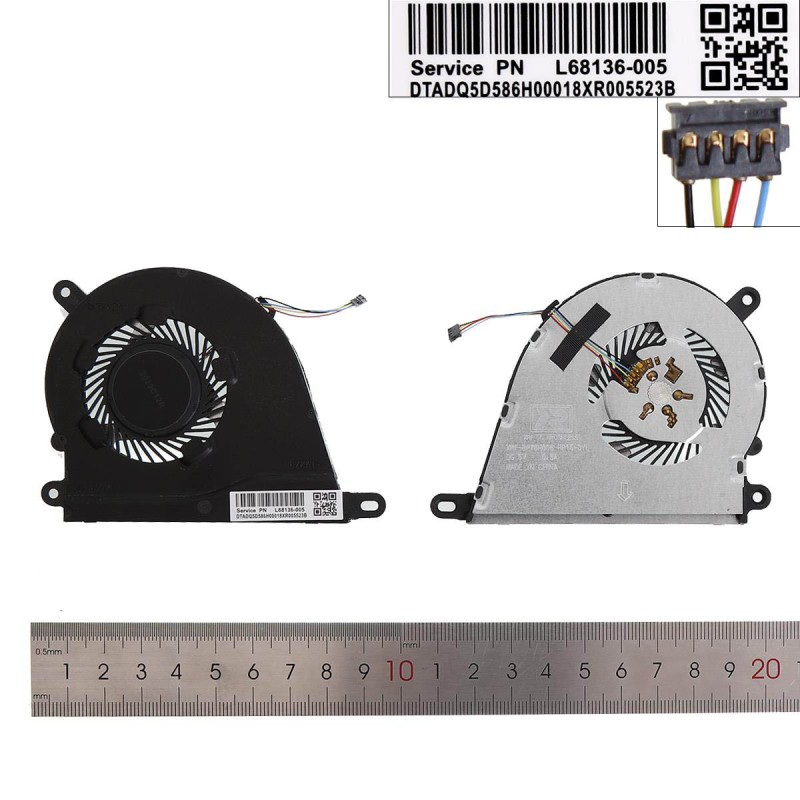 Ανεμιστηράκια για HP Pavilion 14S-FQ 14S-DQ 15-DY TPN-Q221