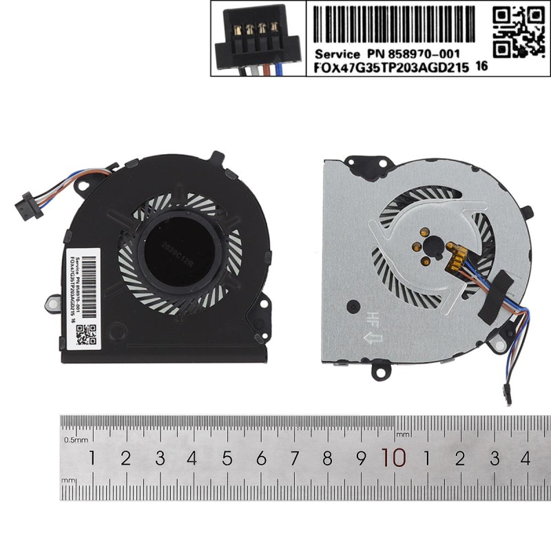 Ανεμιστηράκια για HP Pavilion 15-CW 15-CS TPN-Q208 (Για πρόσθετα μοντέλα βίντεο)