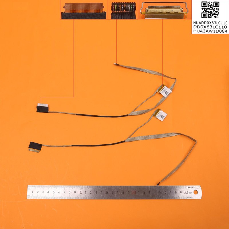 Καλωδιοταινίες για HP ProBook 450 G3 455 G3 Για μοντέλα με οθόνη αφής - DD0X63LC510