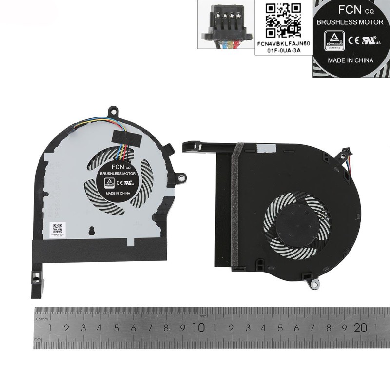 Ανεμιστηράκια για Asus ROG ZX80G FX504 FX80GE FX80FE FX80 (CPU + GPU)