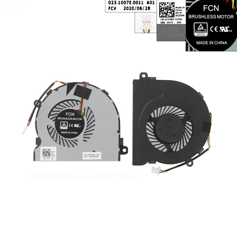 Ανεμιστηράκια για Dell Inspiron 15-3567 3576 3578