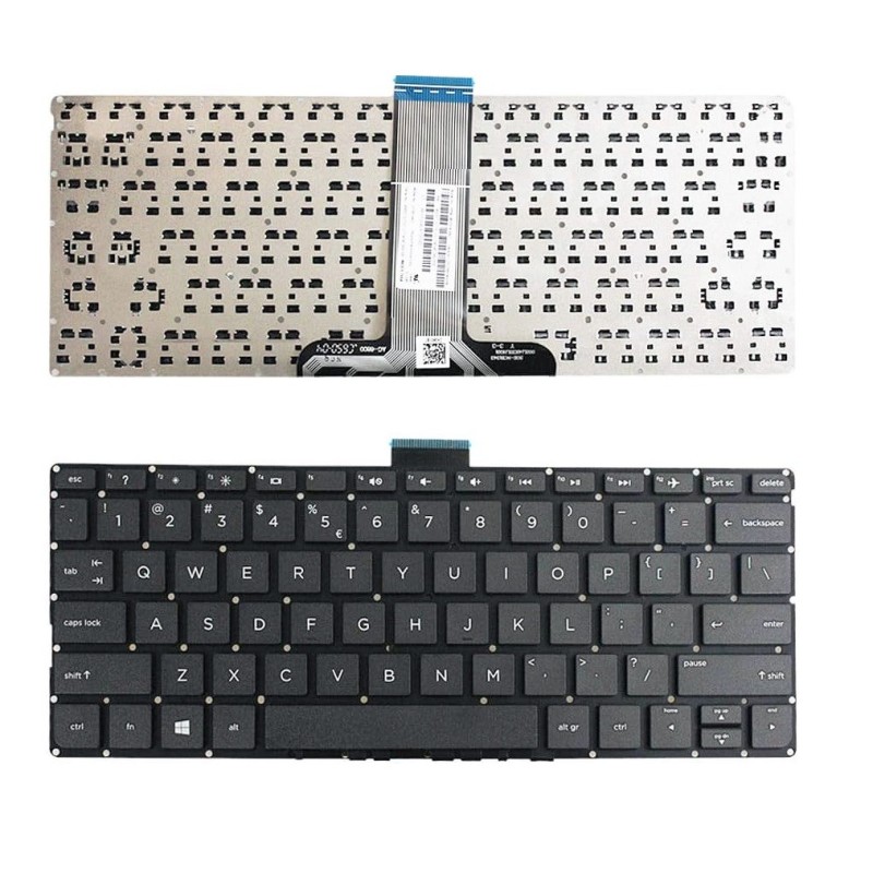 Πληκτρολόγιο HP Pavilion 11-K, Μαύρο, US + BG Print
