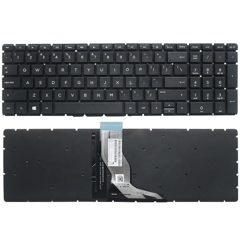 Πληκτρολόγιο HP Pavilion 15-BS, Μαύρο με Backlit, US