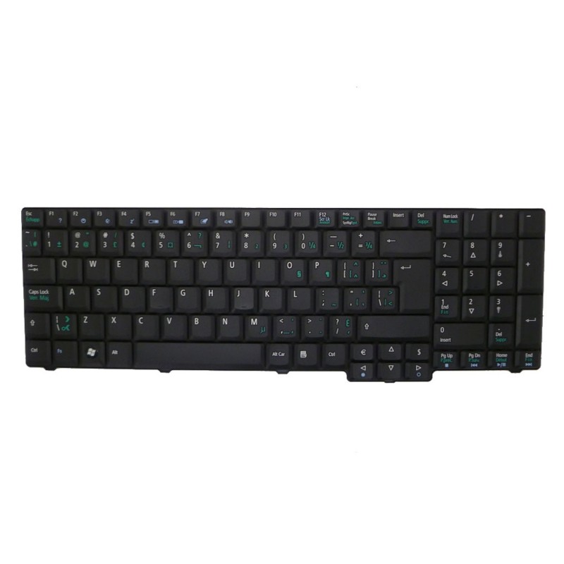 Πληκτρολόγιο Acer Aspire 5235 5335 5535 5735, Μαύρο, US/UK ( +BG Print)