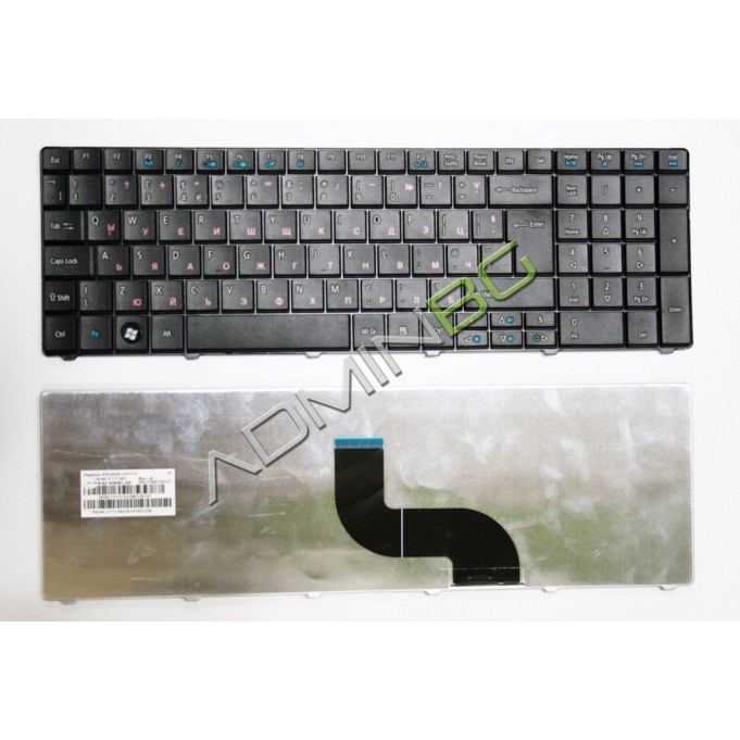 Πληκτρολόγιο Acer TravelMate 5740 5740G Aspire E1-521 E1-531, Μαύρο, US/UK ( +BG Print)
