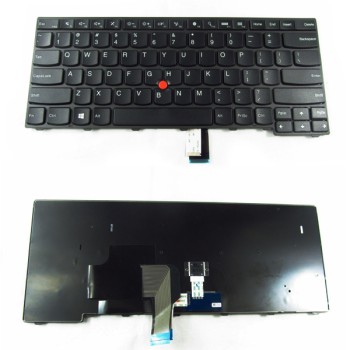 Πληκτρολόγιο Lenovo ThinkPad E431 E440 L440 L450 L460 T431s T440 T440p T440s T450 T450s T460 series, Μαύρο, Original, US/UK
