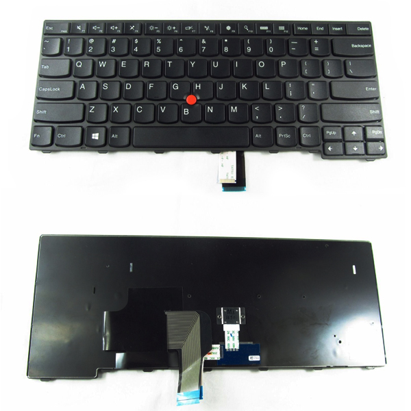 Πληκτρολόγιο Lenovo ThinkPad E431 E440 L440 L450 L460 T431s T440 T440p T440s T450 T450s T460 series, Μαύρο, Original, US/UK