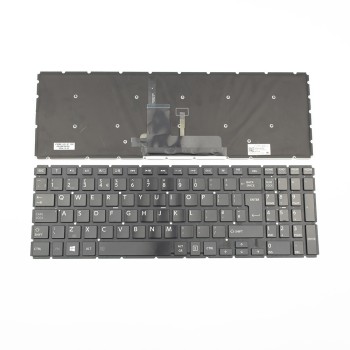 Πληκτρολόγιο Toshiba Satellite L50-B L50-C L70-C, Μαύρο με Backlit, UK