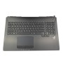 Cover C με Πληκτρολόγιο Asus G750 G750JW, Μαύρο, US/UK ( +BG Print)