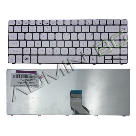 Πληκτρολόγιο Gateway ID49 Packard Bell EasyNote NX82 NX86, Ασήμι, US/UK ( +BG Print)