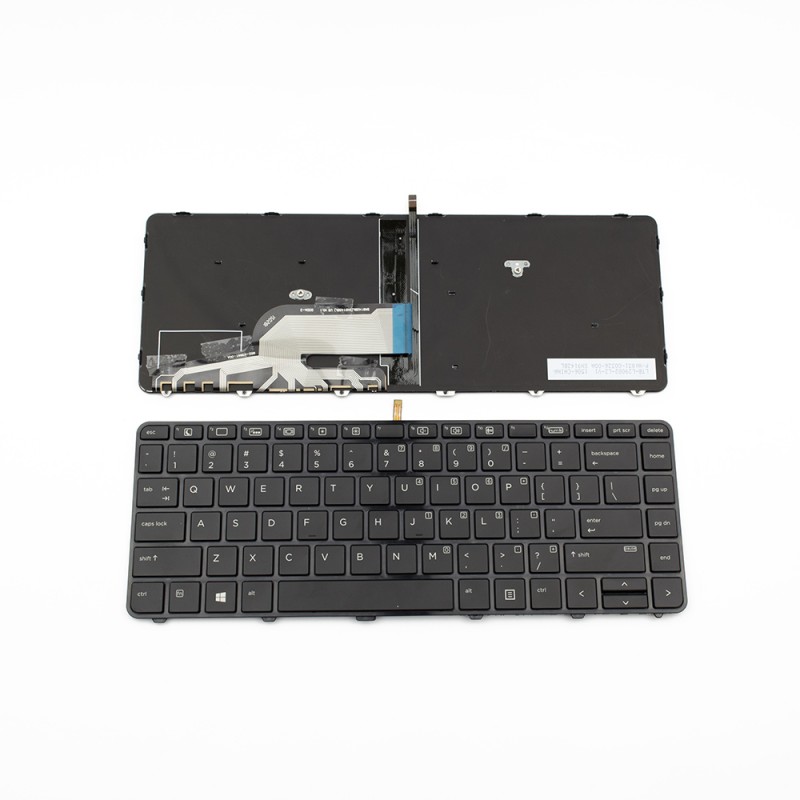 Πληκτρολόγιο HP 430 G3 430 G4 440 G3 440 G4, Μαύρο με Backlit, US/UK