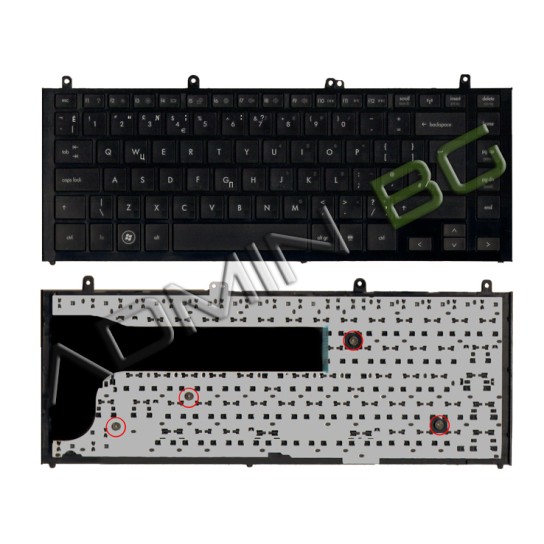 Πληκτρολόγιο HP ProBook 4320S 4321S 4326S, Μαύρο, US/UK
