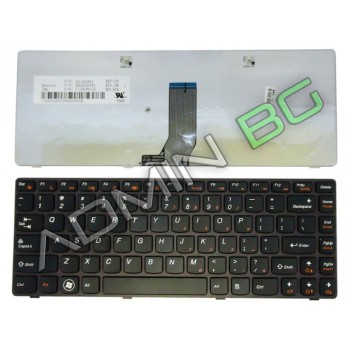 Πληκτρολόγιο Lenovo IdeaPad Z380, Μαύρο, US/UK