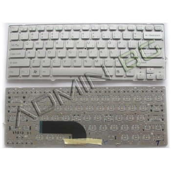 Πληκτρολόγιο Sony Vaio VPC-SD, Ασήμι, US ( +BG Print)