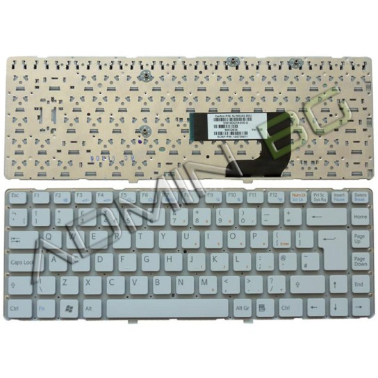 Πληκτρολόγιο Sony Vaio VGN-NW, άσπροa,UK ( +BG Print)