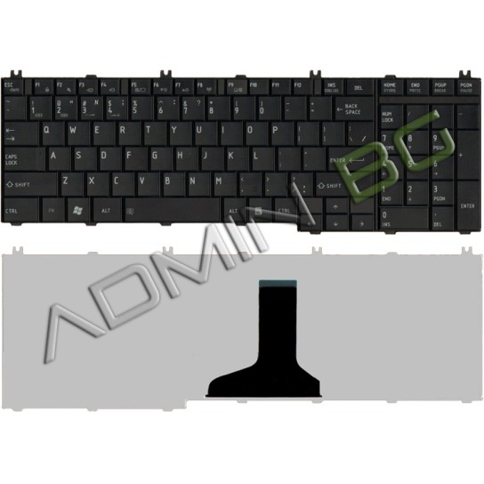 Πληκτρολόγιο Toshiba Satellite C650 C655 C660 L650 L655, Μαύρο, Mat, US/UK