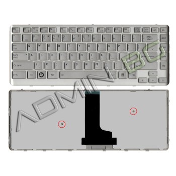 Πληκτρολόγιο Toshiba T210, Μαύρο Ασήμι, US/UK