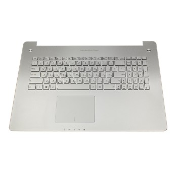 Πληκτρολόγιο Asus N750 N750JV, Ασήμι Ασήμι με Backlit, US/UK ( +BG Print)