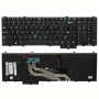 Πληκτρολόγιο Dell Latitude E5540, Μαύρο, με Pointing Stick με Backlit, US/UK