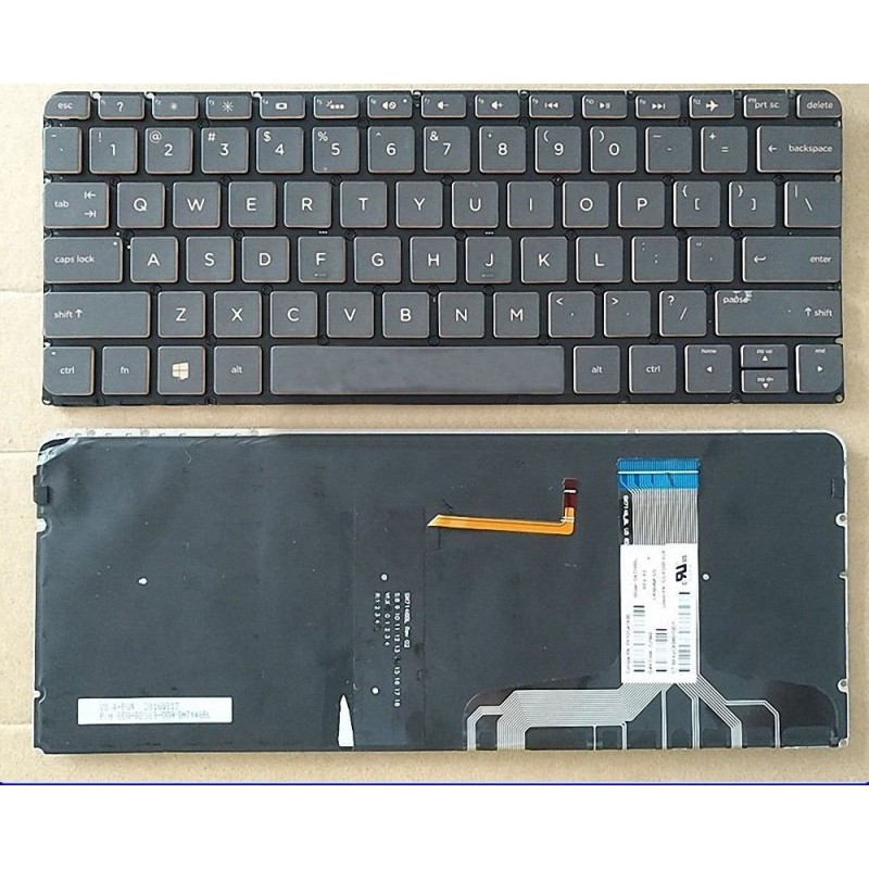 Πληκτρολόγιο HP 13-V001XX 13-V011DX 13-V021NR, Μπρούντζος με Backlit, US
