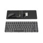 Πληκτρολόγιο HP EliteBook 745 G3 840 G3, Μαύρο Ασήμι, με Pointing Stick με Backlit, US/UK