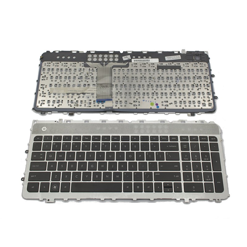 Πληκτρολόγιο HP Envy 17-3000 17-3200 17t-3000 17t-3200, Μαύρο Ασήμι με Backlit, US/UK