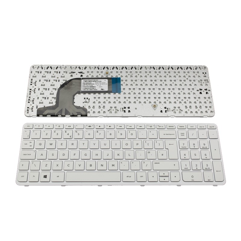 Πληκτρολόγιο HP Pavilion 15-E 15-N 15-R HP 250 G3, άσπροa άσπροa, US/UK ( +BG Print)