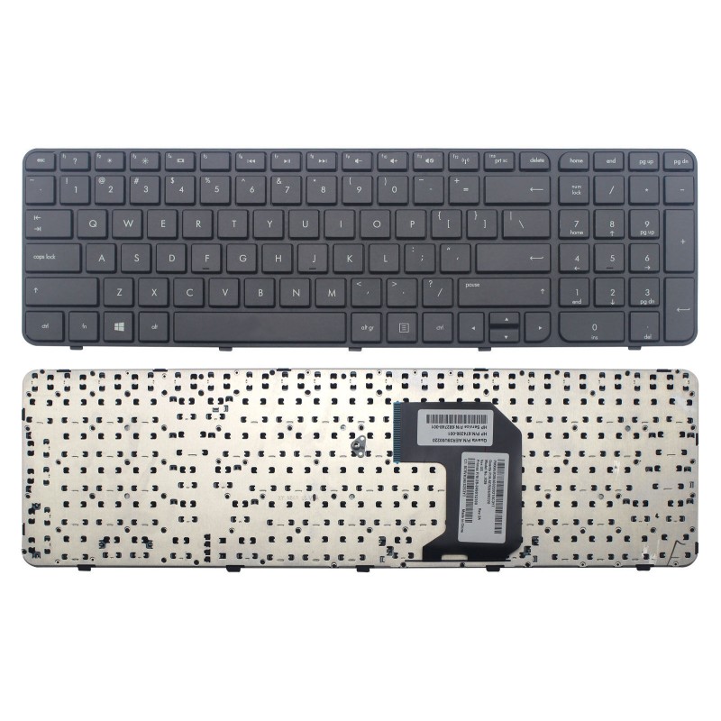 Πληκτρολόγιο HP Pavilion G7-2000, Μαύρο, US/UK ( +BG Print)