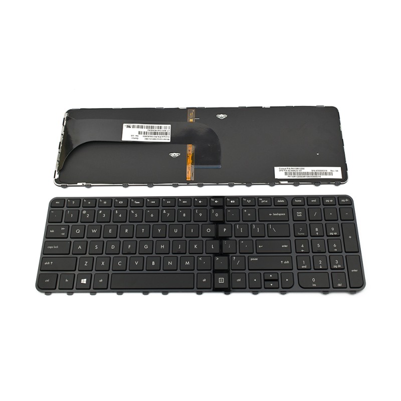 Πληκτρολόγιο HP Pavilion M6 M6-1000 M6t-1000, Μαύρο Glossy με Backlit, US/UK