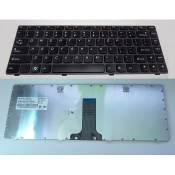 Πληκτρολόγιο Lenovo IdeaPad G480 G485 Z380 Z480 Z485, Γκρί, US/UK ( +BG Print)