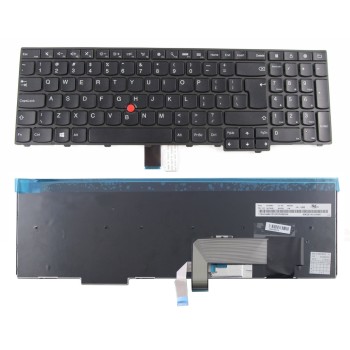 Πληκτρολόγιο Lenovo ThinkPad E531 E540 T540 T540p T560 W540, Μαύρο, 6 Βίδες, US/UK